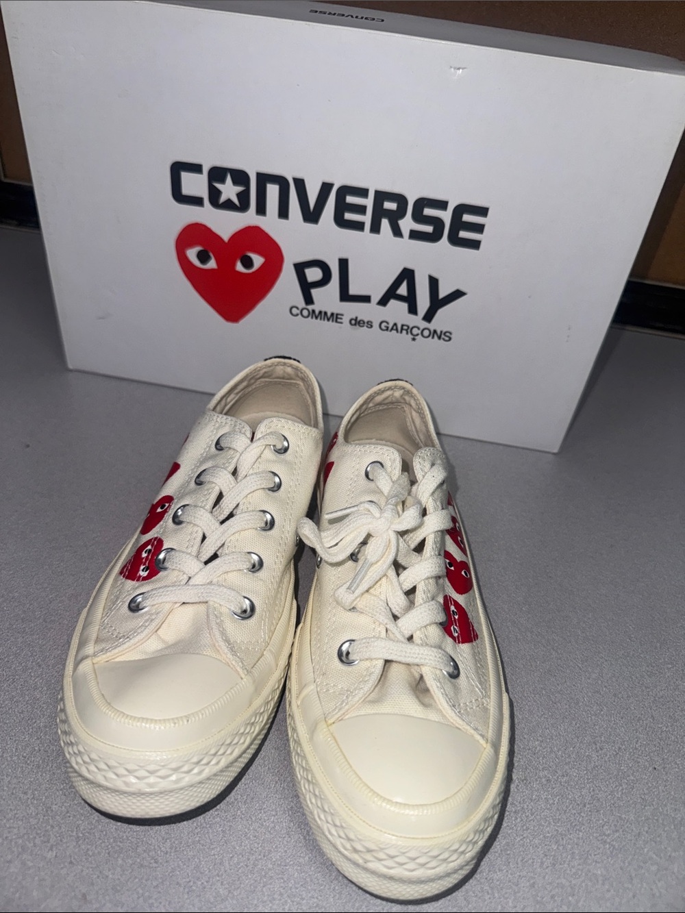 Comme Des Garçons PLAY x Converse Chuck Taylor Multi Heart Low-Top Snkr